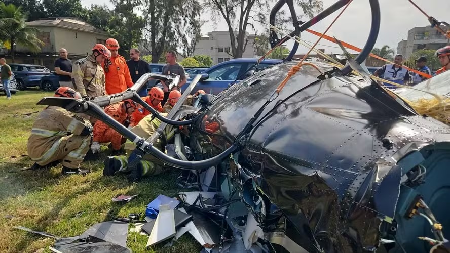 Queda de helicópteros no Rio