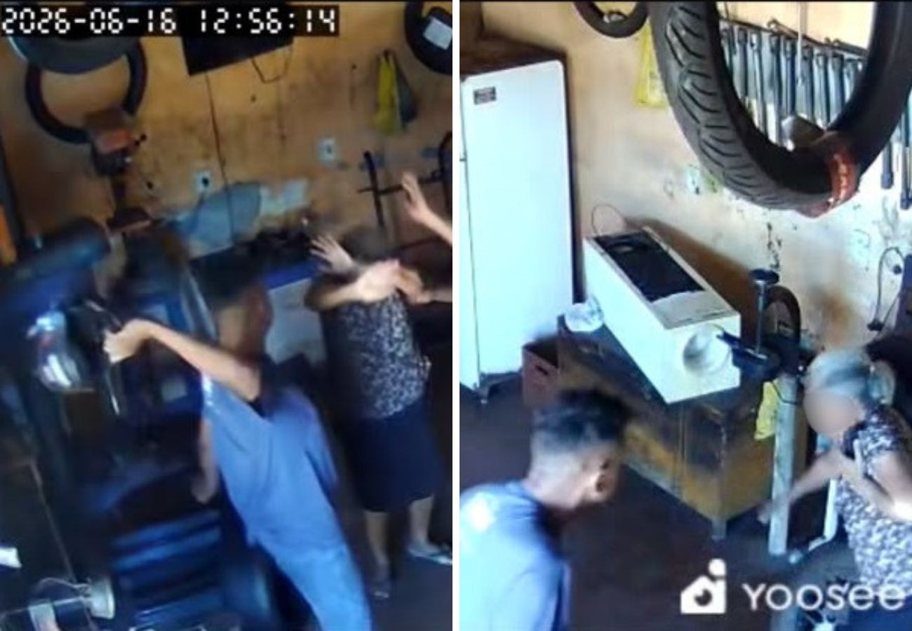 Agressão mãe filho Guaraí